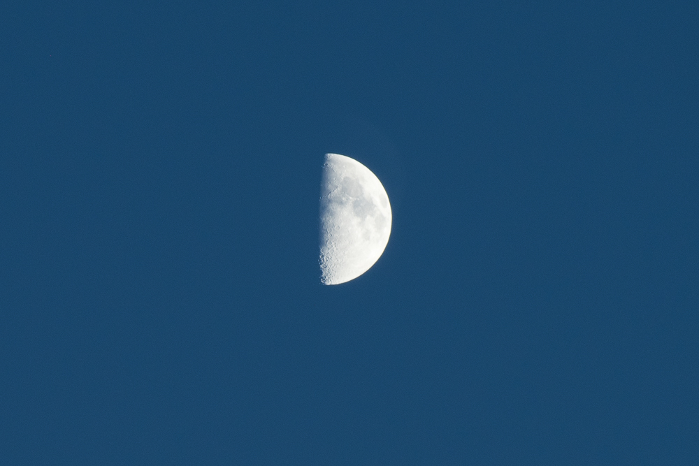 October 9th, 2016 – Beautiful half moon